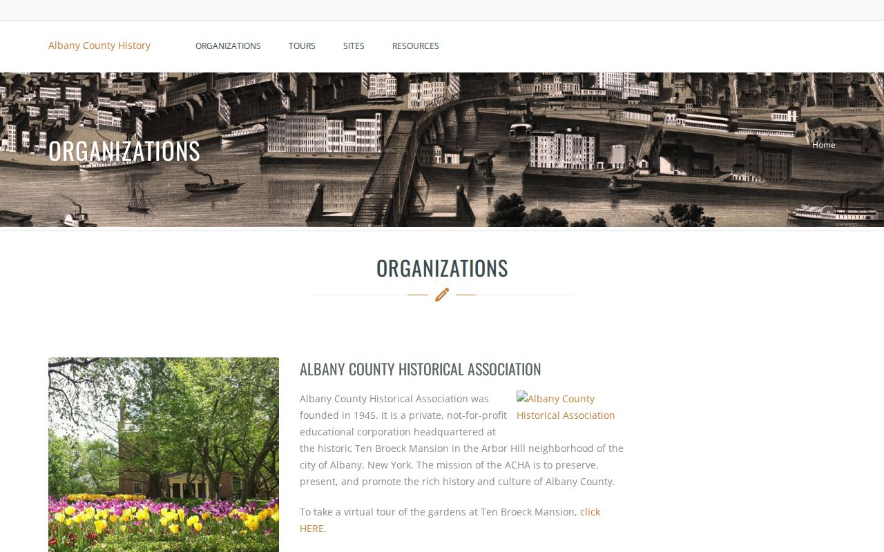 Town of Colonie neighbors historical society and community organizations listing